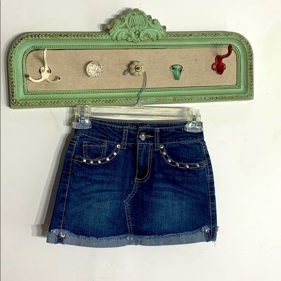 Guess Studded pocket denim mini skirt kids - Picture 1 of 9